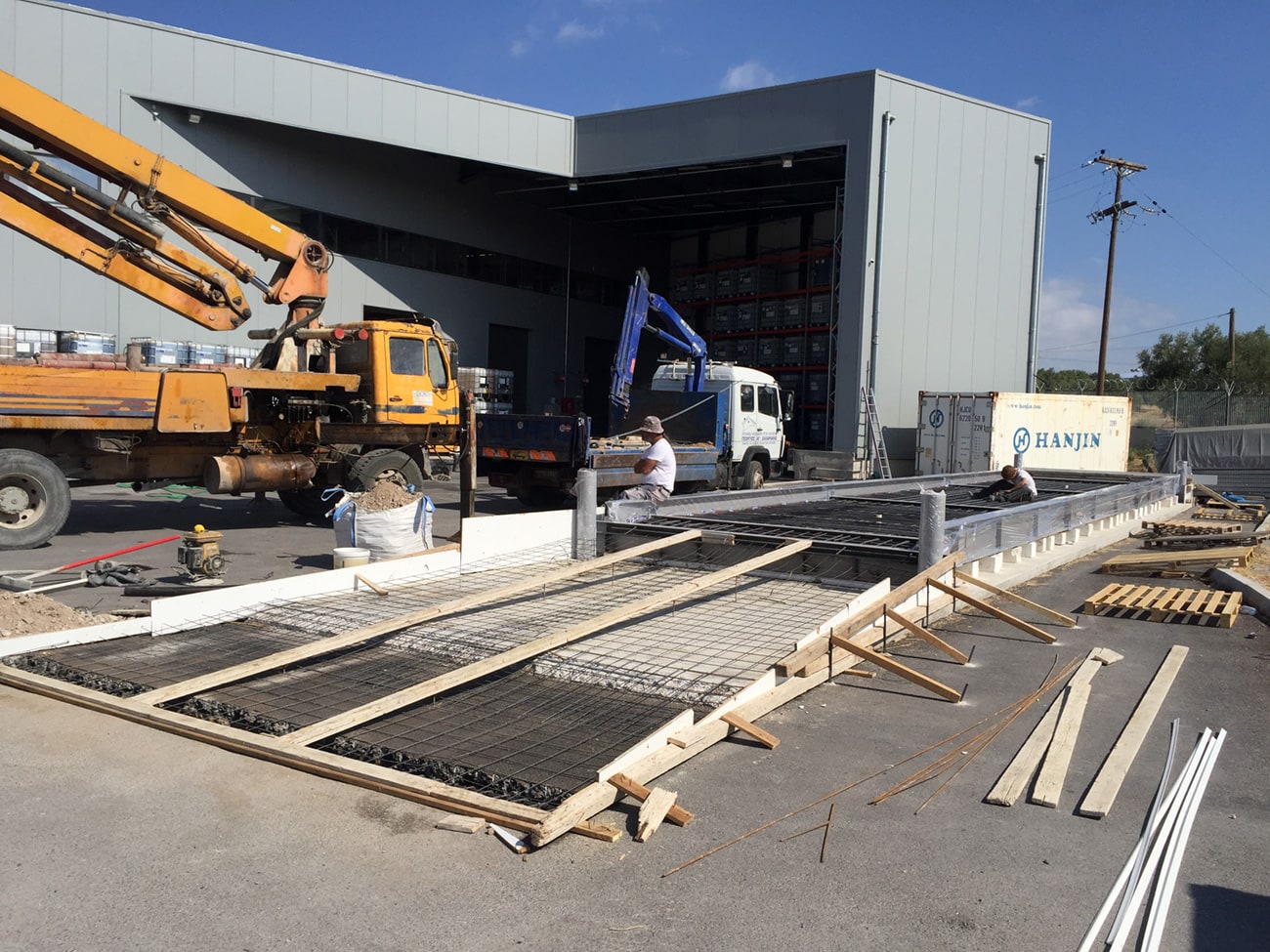 Εγκατάσταση ηλεκτρονικής γεφυροπλάστιγγας 18Χ3.30μ. 70T - Τομάσης - Πάτρα