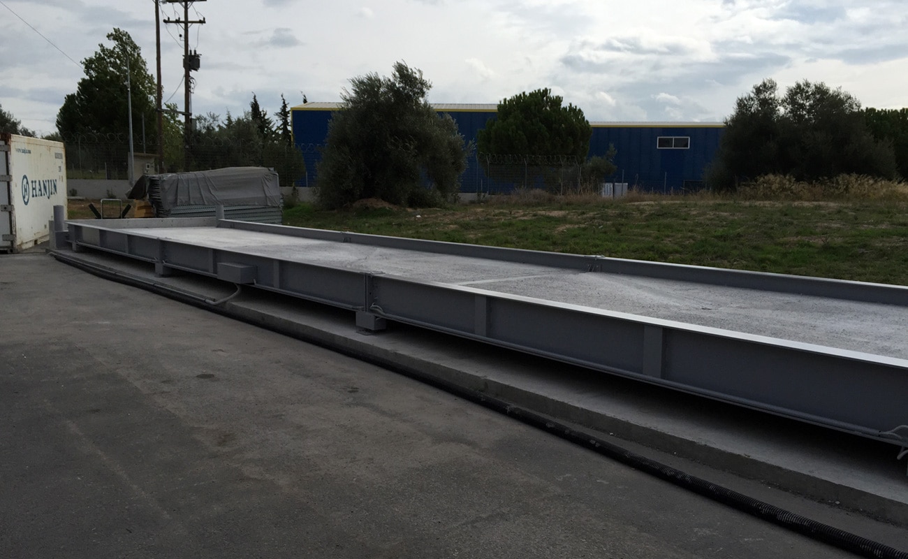 Εγκατάσταση ηλεκτρονικής γεφυροπλάστιγγας 18Χ3.30μ. 70T - Τομάσης - Πάτρα