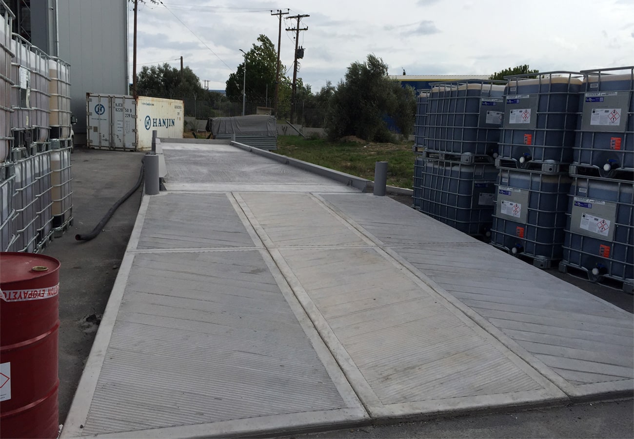 Εγκατάσταση ηλεκτρονικής γεφυροπλάστιγγας 18Χ3.30μ. 70T - Τομάσης - Πάτρα